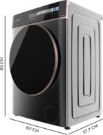 Lave-linge 10 kg autodose, 1400 tr/min, écran 10,3&Prime;, classe A