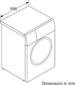 Lave-linge 8 kg 1200 tr/min vapeur type Iron Assist AquaStop