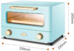 Mini four 12 L quartz 1000 W avec cuisson 70–230 °C