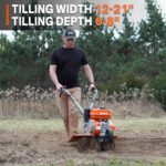 Motoculteur thermique NOVUS 212 cc largeur 30,5–53,3 cm