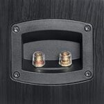 Enceintes bibliothèque Hi-Fi 80W paire 2 voies Bass Reflex pour salon et home cinéma