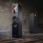 Enceintes colonnes Hi-Fi 3 voies 200W, woofers 165 mm, MDF blanc