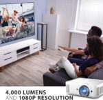 Projecteur SVGA 3800 ANSI lumens avec HDMI, 2×VGA et modes Eco