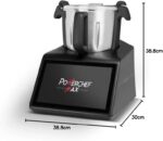 Robot chauffant multifonction connecté 4,5 L, écran tactile 10″