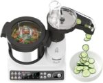 Robot cuiseur multifonction programmable 4,5 L, 180 °C, découpe directe intégrée