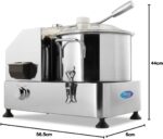 Robot culinaire Maxima 6 L, bol inox, vitesse réglable