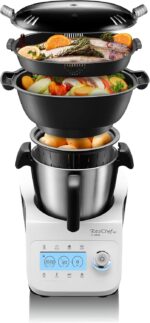 Robot de cuisine multifonction 4,5 L, écran tactile 10″, 30 fonctions, 15 programmes, Wi-Fi