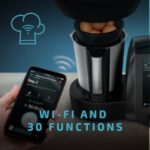 Robot de cuisine multifonction connecté Wi-Fi, écran tactile 7″, 30 fonctions, bol 3,3 L, balance intégrée