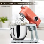 Robot pâtissier 5 L, structure métal moulé, minuterie