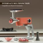 Robot pâtissier 5 L, structure métal moulé, minuterie