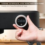 Robot pâtissier 5 L, structure métal moulé, minuterie