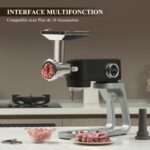 Robot pâtissier 5 L, structure métal moulé, minuterie