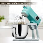 Robot pâtissier 5 L, structure métal moulé, minuterie