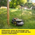 Robot tondeuse automatique RCX 6, 3000 m², GPS RTK, caméra