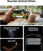 Robot tondeuse sans fil YUKA Mini 700, 700 m², vision caméra