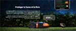 Robot tondeuse sans fil connecté WORX Landroid WR184E 400 m² Wi-Fi