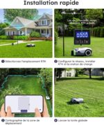 Robot tondeuse sans fil Genie600 RTK + Vision, coupe 20 cm, 900 m²