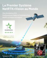 Robot tondeuse sans fil 500 m², NetRTK + vision, sans station, module 4G inclus