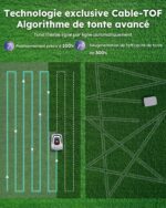 Robot tondeuse sans fil Genie600 RTK + Vision, coupe 20 cm, 900 m²