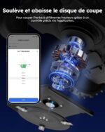 Robot tondeuse sans fil Genie600 RTK + Vision, coupe 20 cm, 900 m²