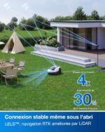 Robot tondeuse sans fil ECOVACS GOAT O800 RTK jardin 800 m²