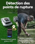 Robot tondeuse sans fil Genie600 RTK + Vision, coupe 20 cm, 900 m²