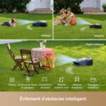 Robot tondeuse sans fil MOVA 1000 LiDAR 3D, 1000 m², pente 45 %