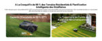 Robot tondeuse sans fil 500 m², NetRTK + vision, sans station, module 4G inclus