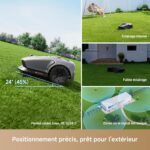 Robot tondeuse sans fil MOVA 1000 LiDAR 3D, 1000 m², pente 45 %