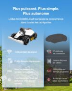 Robot tondeuse sans fil LUBA Mini AWD LiDAR, 1500 m², coupe 20 cm, 20 zones
