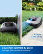 Robot tondeuse sans fil O1200 RTK 1200 m², RTK, LiDAR 3D-ToF