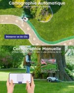 Robot tondeuse sans fil Genie600 RTK + Vision, coupe 20 cm, 900 m²