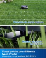 Robot tondeuse sans fil O1200 RTK 1200 m², RTK, LiDAR 3D-ToF
