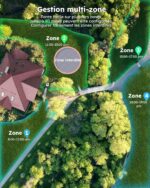 Robot tondeuse sans fil Genie600 RTK + Vision, coupe 20 cm, 900 m²