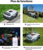 Robot tondeuse sans fil Genie600 RTK + Vision, coupe 20 cm, 900 m²