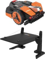 Robot tondeuse sans fil vision 4K, Wi-Fi, Bluetooth, batterie 20 V 4 Ah