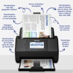 Scanner de documents, écran tactile 10,9 cm, ADF 100