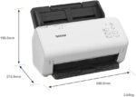 Scanner de documents recto-verso 60 ppm, ADF 100 feuilles, Wi-Fi/Ethernet/USB 3.0