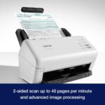 Scanner de documents recto-verso 60 ppm, ADF 100 feuilles, Wi-Fi/Ethernet/USB 3.0