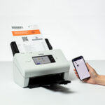 Scanner de documents recto-verso 60 ppm, ADF 100 feuilles, Wi-Fi/Ethernet/USB 3.0