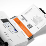 Scanner de documents recto-verso 60 ppm, ADF 100 feuilles, Wi-Fi/Ethernet/USB 3.0