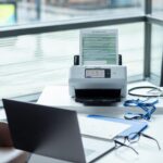 Scanner de documents recto-verso 40 ppm / 80 ipm, ADF 80, USB 3.0, Ethernet, Wi-Fi