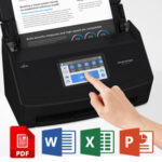 Scanner de documents Wi-Fi 40 pages/minute recto-verso ADF 80 feuilles écran tactile 4,3&Prime;