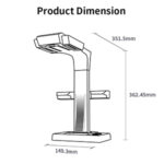 Scanner de livres A3 18 MP, curve-flatten, OCR 180+ langues