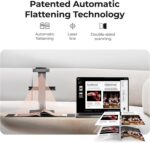 Scanner de livres A3 18 MP, curve-flatten, OCR 180+ langues