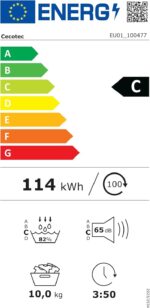 Sèche-linge 10 kg à pompe à chaleur A+++ moteur Inverter Plus 14 programmes