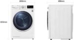 Sèche-linge 8 kg LG Dual Inverter pompe à chaleur A+++