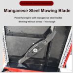 Tondeuse à chenilles CMOLVUR moteur 7,5 CV télécommande coupe 550 mm hauteur 10–150 mm