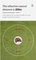 Tondeuse à gazon à chenilles 7,5 CV télécommandée hauteur 10–150 mm