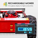 Tondeuse à gazon à chenilles WaaYb 7,5 CV 550 mm télécommande 1500 m²